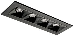 EB-LED-Deckenleuchte SG Inspire 8W 450lm 927 DIM 163×62mm schwarz