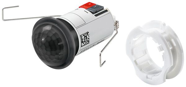 Détecteur de présence INC KNX ESYLUX PD-C 360i/8 mini KNX, opale mat, noir