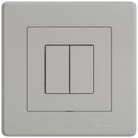 Stazione sec.interr.INC EDIZIO.liv Wiser SNAPFIX® 2 canali 2 tasti WLAN grc