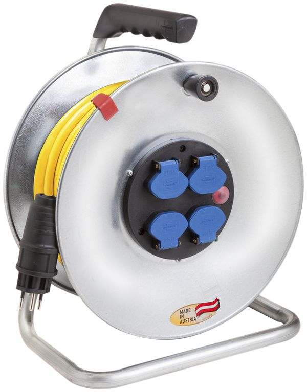 Enrouleur de câble Garant SK Ø240mm AT-N07V3V3-F 3×1.5mm²25m jn IP21 acier gr