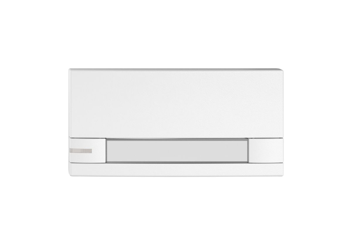 Pulsante 1/2 EDIZIO.liv KNX e UNI c.SNAPFIX® c.LED c.targhetta com.2T bi