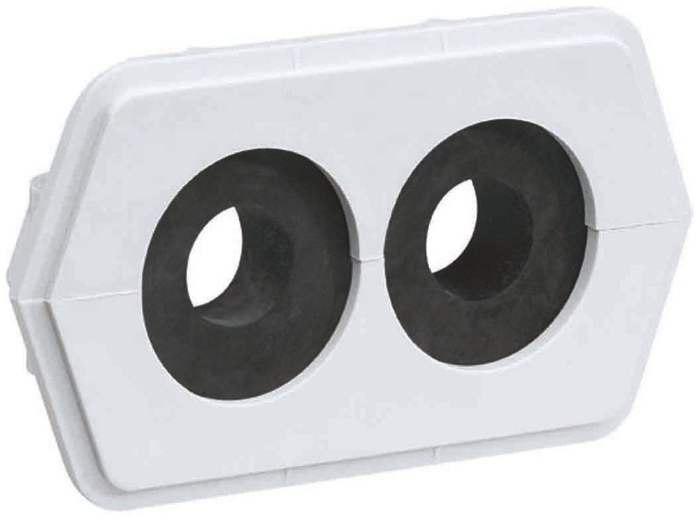 Kabeleinführung Hager zu weber.hse 2×Ø38mm