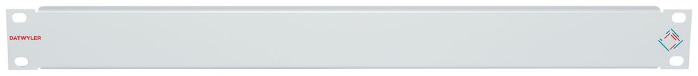 Blindplatte 19" Dätwyler RACK 1HE Aluminium grau