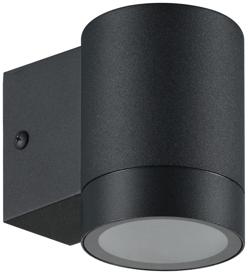 Applique LED Sylvania SylDeco Round GU10 1×35W IP54 Ø76×100mm noir