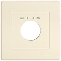 UP-Montageset EDIZIO.liv SNAPFIX® f.Schwenktaster m.Schloss Auf → ← Ab cr