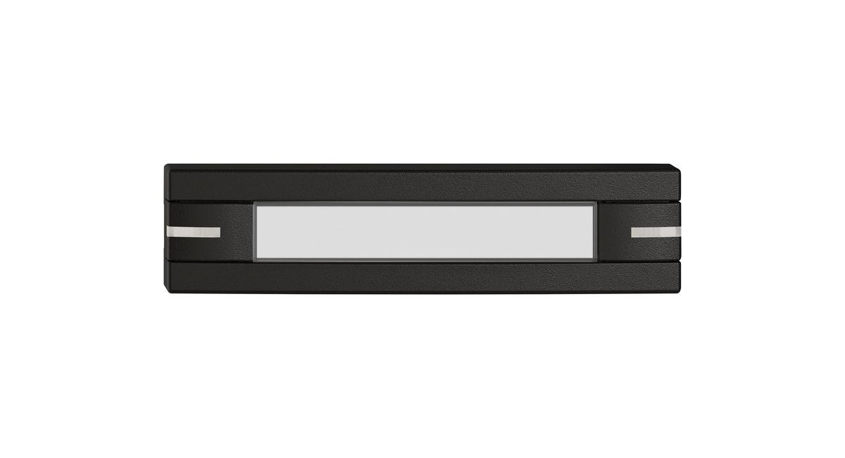 Poussoir 1/8 EDIZIO.liv SNAPFIX® p.KNX&UNI a.LED a.étiquette comm.2touch.no