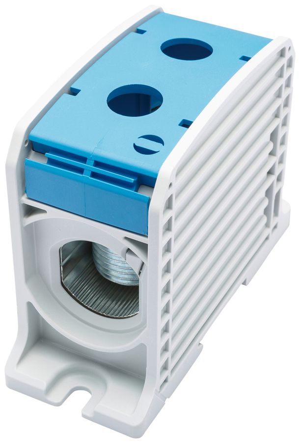 Bloc de distribution Bals RKA 300 1P 520A 1×entrée 1×sortie 120…300mm² bleu