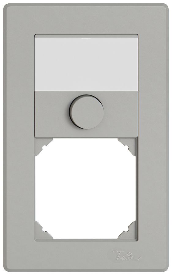 UP-Kombination EDIZIO.liv SNAPFIX® 2×1 156×96mm Schliesser 1L+leer hellgrau