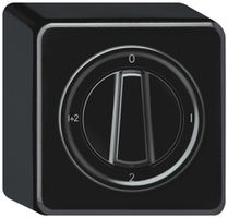 Interrupteur rotatif AP origin commu.série 1/1L 16A 250V 0-1-2-1+2 88×88×54mm no