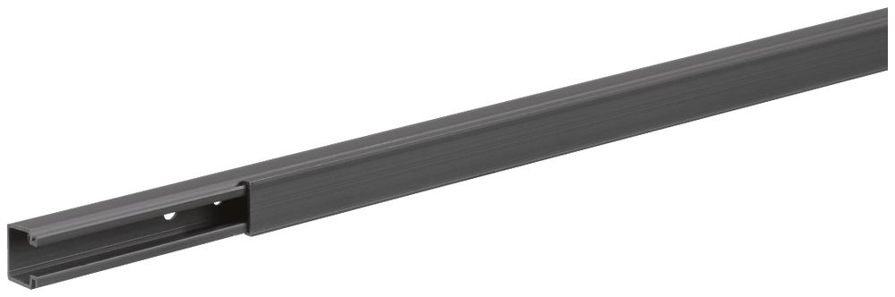 Installationskanal tehalit LF 15×15×2000mm (B×H×L) PVC schwarz