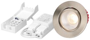EB-LED-Spot MH SOLV 8W 710lm 3000K IP44 MB DIM DALI Ø80mm Nickel