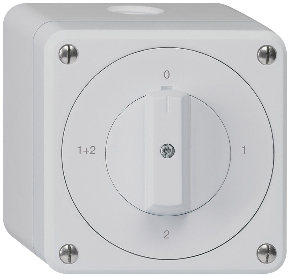 AP-Drehschalter robusto IP55 Schema 1/1P grau