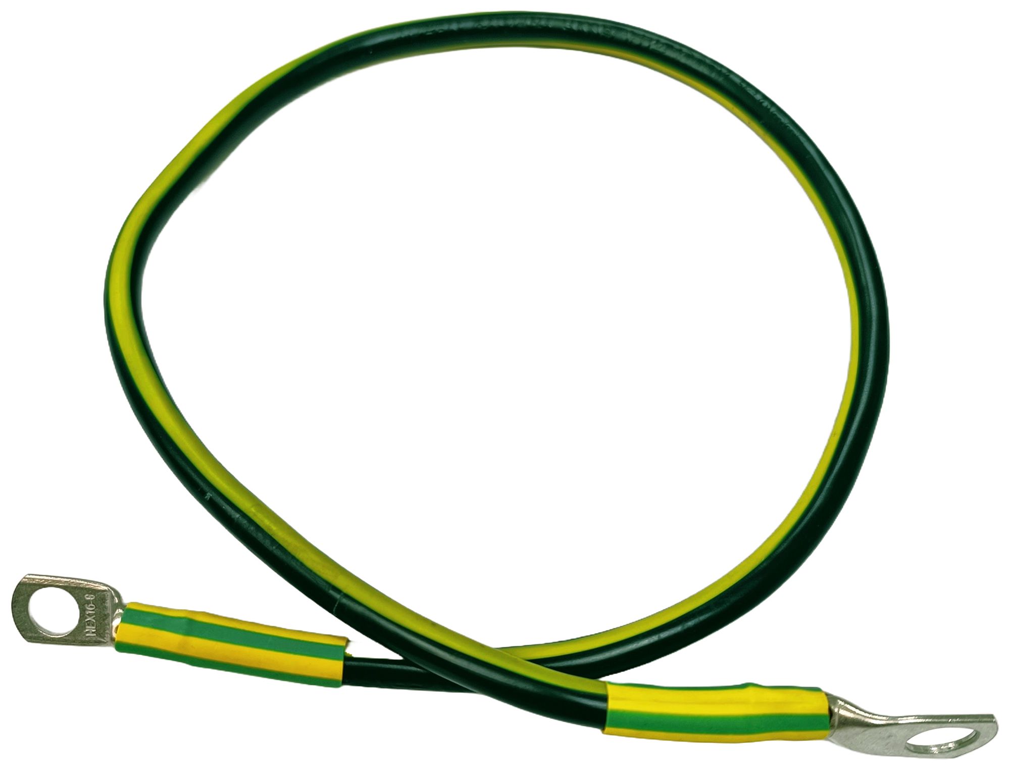 Raccord flexible ELBRO 16mm² 300mm avec cosses de câbles Ø8.5mm