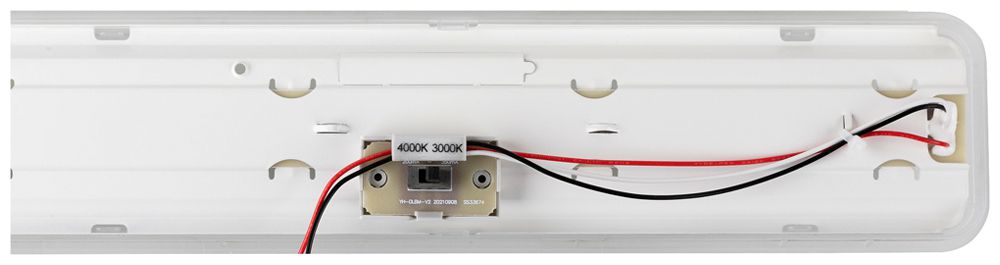 LED-Feuchtraumleuchte SLV WATERPROOF V 9/18W 2010lm 830/840 IP66 0.6m grau