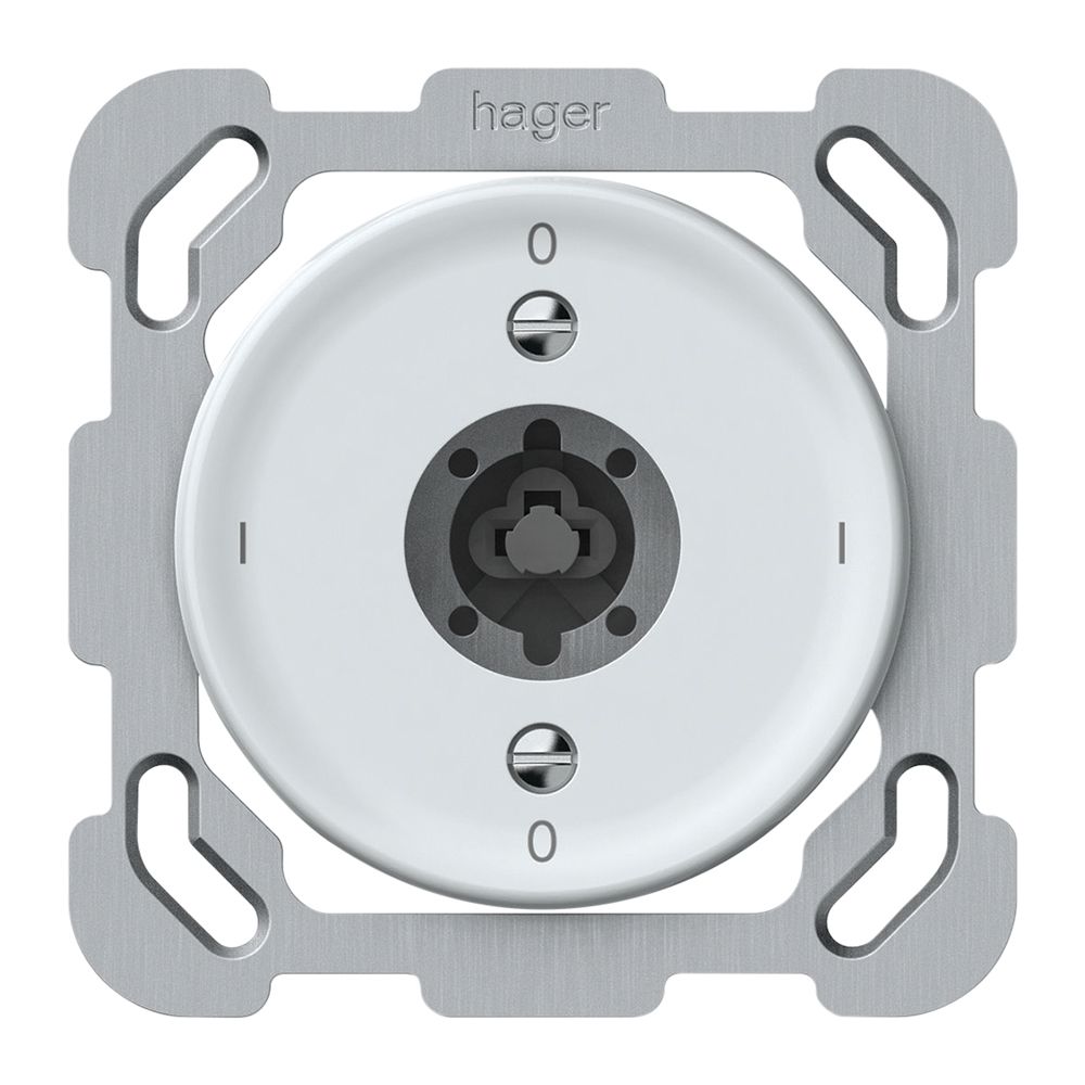 Interrupteur à clé ENC origin interrupteur 0/3L 16A 250V 0-I-0-I 77×77mm blanc