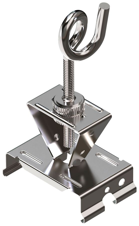 Support pour suspension SLV Easylight CSK FT acier affiné 56.5mm 36.2×108mm