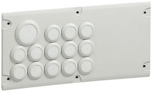 Flanschplatte Cabstop 31 Einführungen 401×182mm