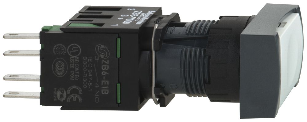 Contatto INS piatto Schneider Electric 1Ch bianco