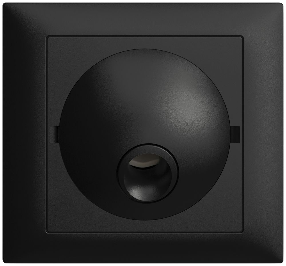 EB-Anschlussdose EDIZIOdue schwarz, ohne Klemmeneinsatz