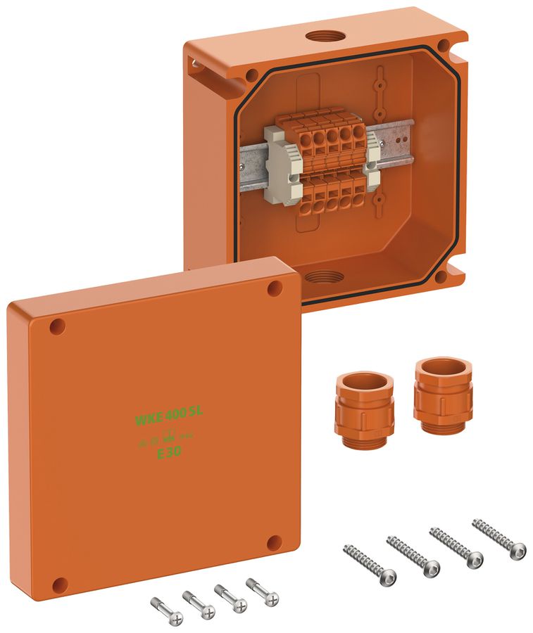 Boîte de dérivation AP Spelsberg WKE 402 SL 200×200mm×110mm IP66 orange