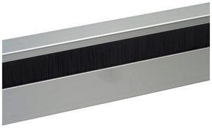 Sockelleistenkanal ELBRO 2400×60×20mm Silber Bürste schwarz