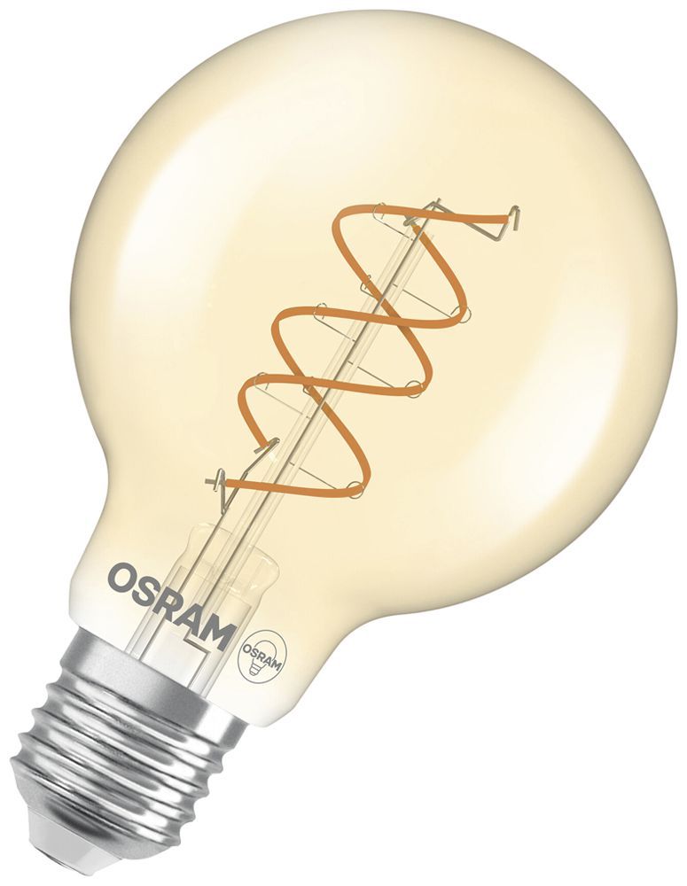 Lampada LED Osram Vintage 1906 Spiral E27 8W 806lm 822 REG Ø80×123mm oro