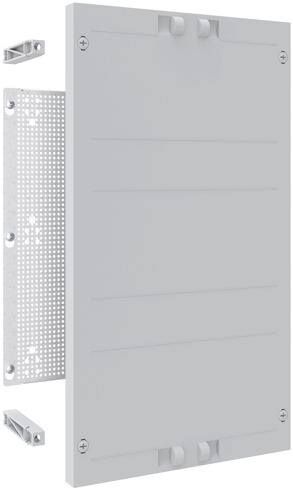 Kit modulaire SE Prisma XS, p.appareils média, 1 part, 3 rangées, 250×450mm