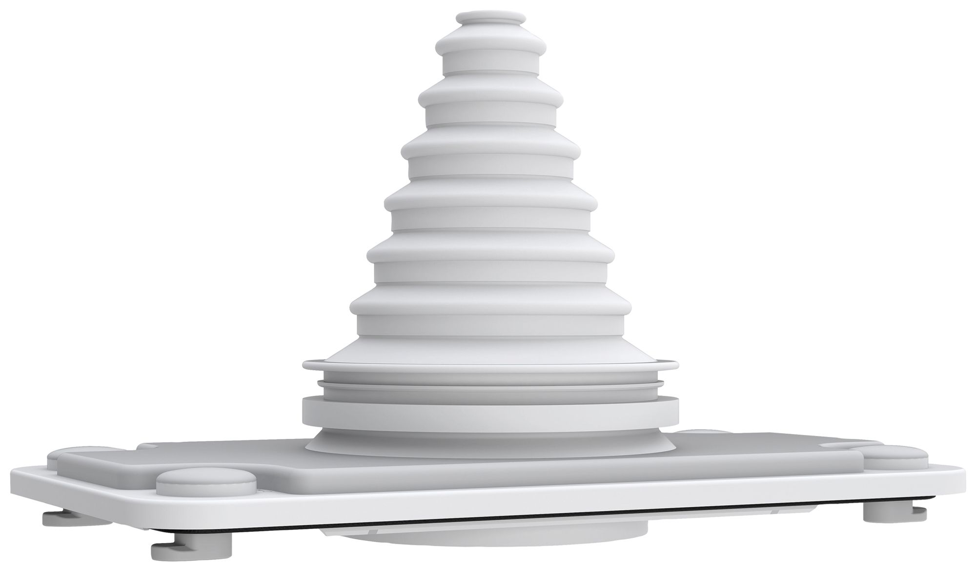 Plaque passe-câbles PrismaSeT XL 205×115×120mm membrane 1×58mm