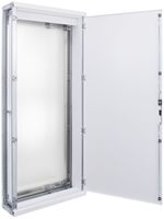 Armoire Hager weber.mes C avec porte en Al pour Univers N 850×2000×350mm blanc