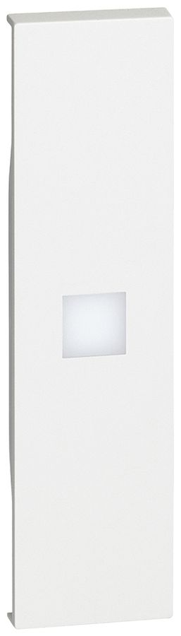 Cache de touche Living Now 1 module avec grande lentille pour éclairage blanc