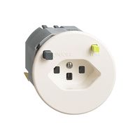 UP-Steckdose FH T23 FI 30mA P, shutter, weiss