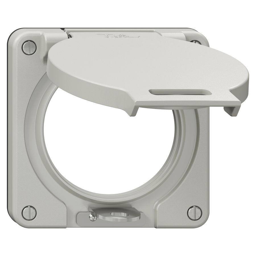 Deckel mit Klappdeckel NEVO Ø60mm abschliessbar IP21 lgu (Dicht.sz)