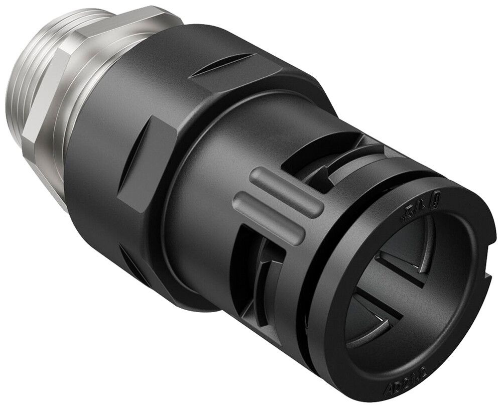 Schlauchverschraubung AGRO FLEXAquick Ø28.5mm M25×1.5 gerade IP68 schwarz