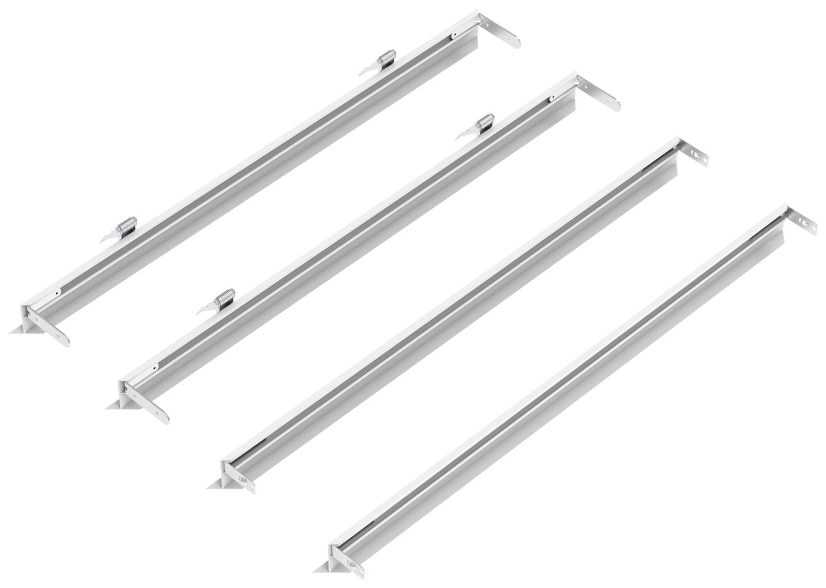 Cadre d'encastrement Sylvania aluminium 677×677×38mm blanc
