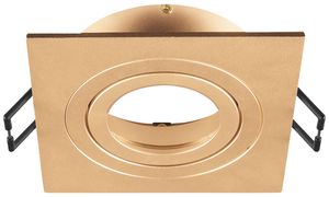 Telaio da incasso SLV NEW TRIA 75 alluminio 90×90×26mm ottone