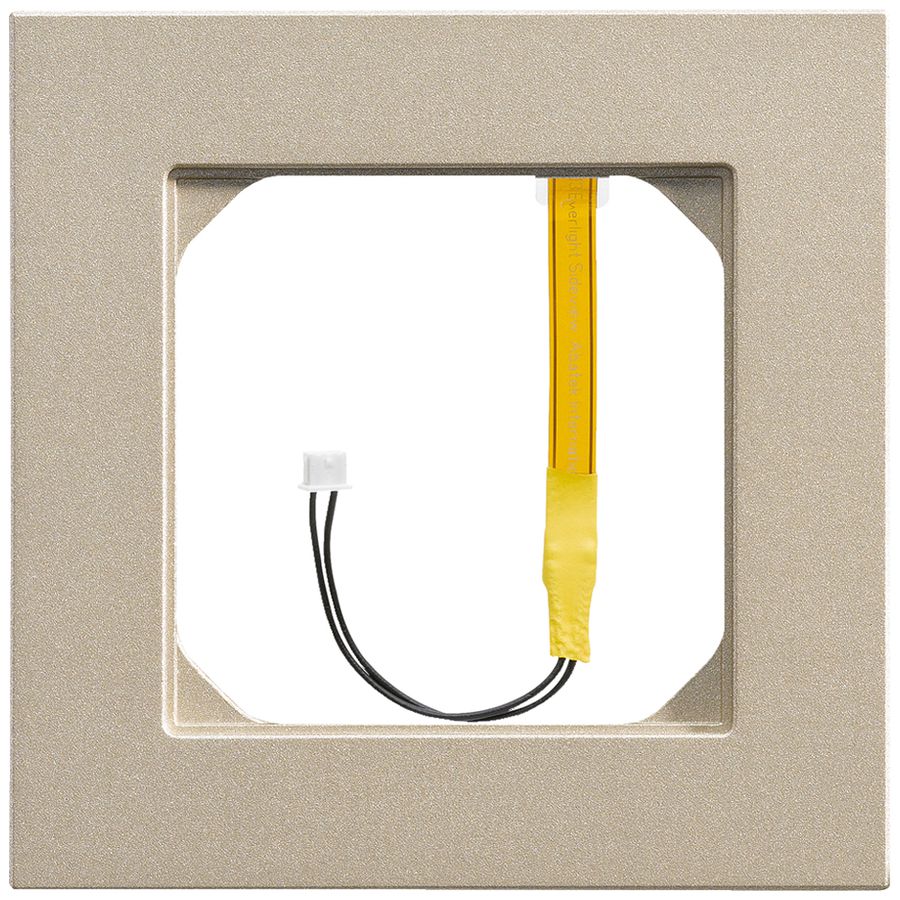 Abdeckrahmen kallysto.pro 1×1 savanna für Eckbeleuchtung weiss