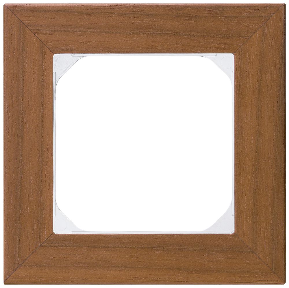 Abdeckrahmen KAL.art 1×1 94×94mm Nussbaum