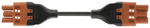 Verbindungsleitung Woertz 49343/C3 3×1.5mm² 250V 16A 1m or Buchse-Stecker Cca