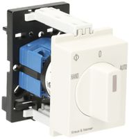 REG-Drehschalter K&N, 10A/440V 2/1L, Griff hgu, "HAND-0-AUTO"