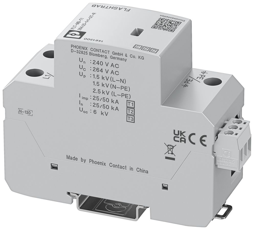 Scaricatore di sovratensione combinato PX FLT-MB-T1-264/25-1+1-UT-R