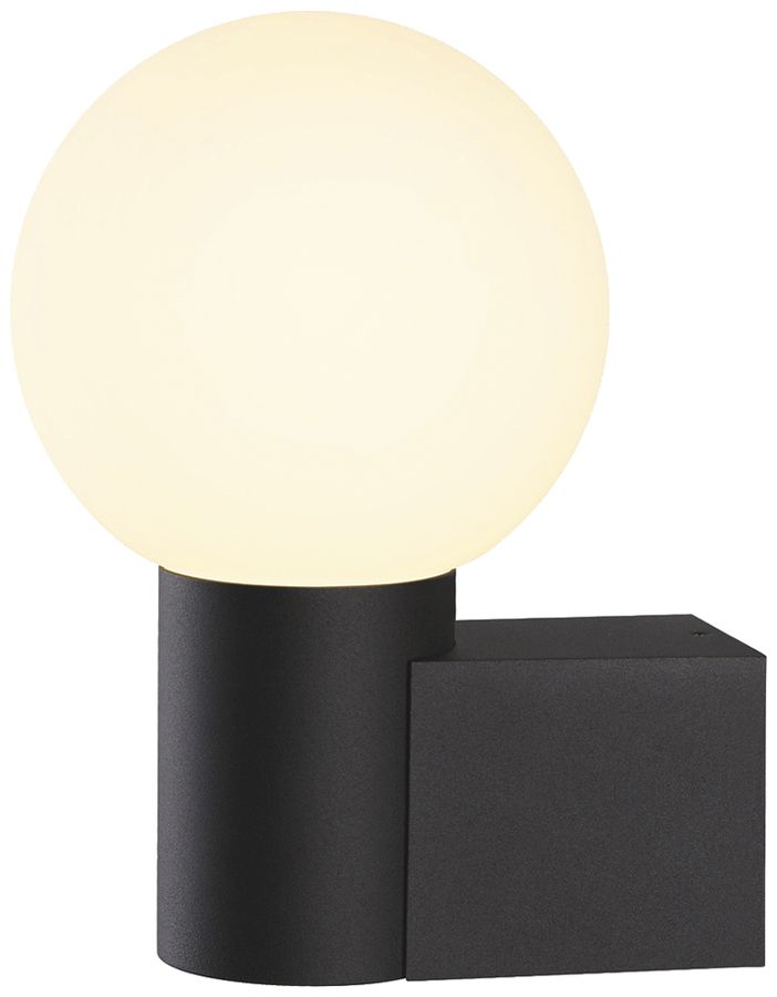 Applique SLV VARYT E14 1×6W IP44 VAR 119×60×80mm noir