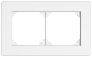 En-tête ENC EDIZIO.liv SNAPFIX® 1×2 pour combinaisons au choix blanc