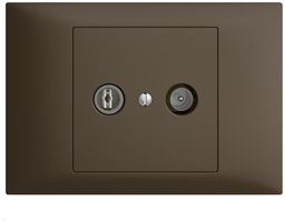 Prise TV-R ENC EDIZIOdue 11dB coffee à large bande 5…2000MHz, BKE