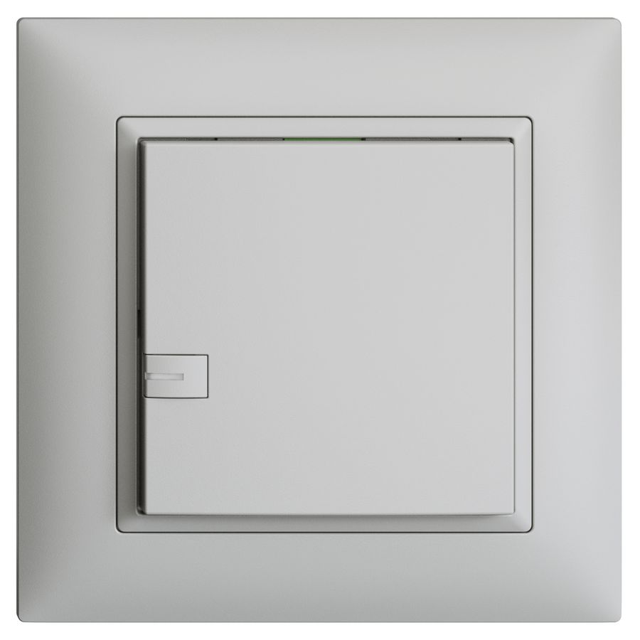 Poussoir KNX RGB ENC EDUE FMI, 250mW, a.LED RGB, 1×poussoir, comm.1×touche, grc