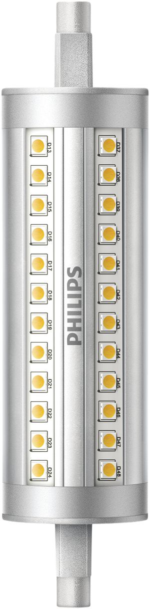 Lampada LED CorePro R7s DIM 14…120W 230V 4000K 2000lm Ø29×118mm, chiaro