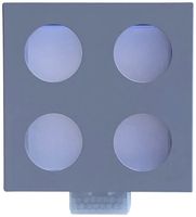 LED-Wandleuchte Z-Licht PIR Cube O SEN 5.5W 500lm 3000K IP65 115×115mm grau
