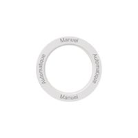 Kennscheibe NEVO, f.Drehschalter, Automatique-Manuel-Automatique-Manuel, weiss