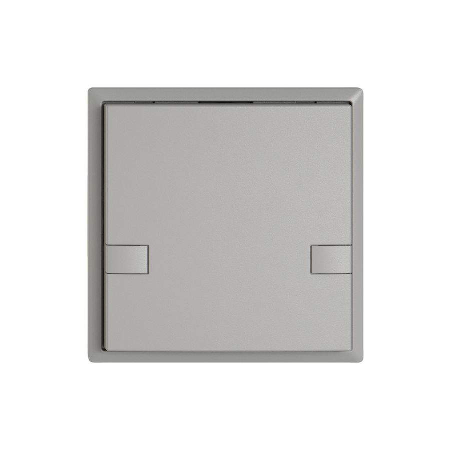 Poussoir universel EDIZIO.liv UNI SNAPFIX® s.LED 1× comm.2T grc