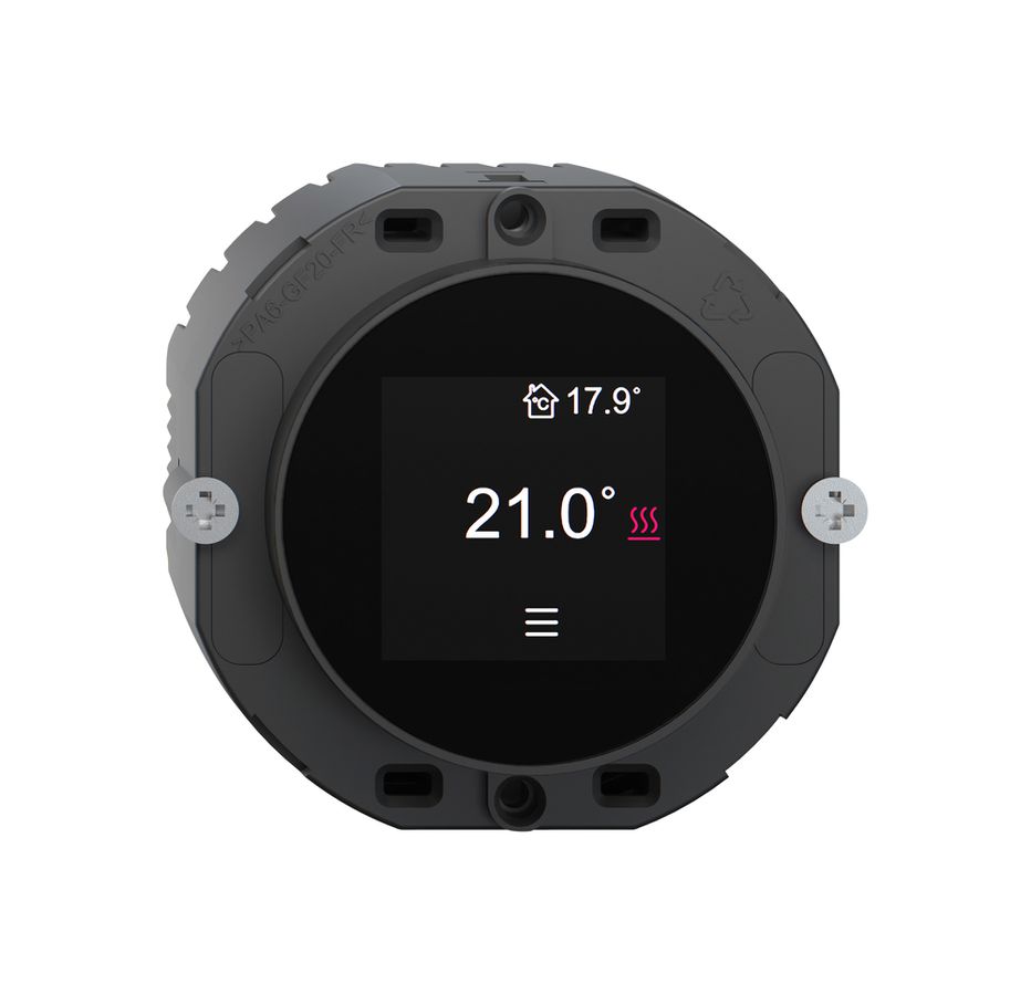 Termostato ambiente Feller 230VAC 4…30°C 58×58mm